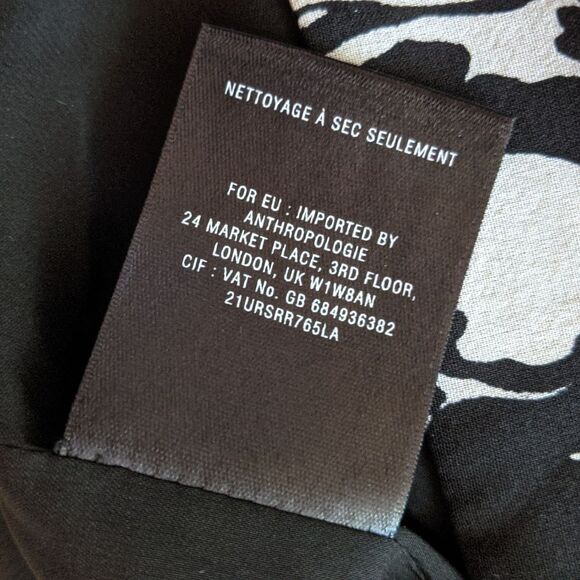 NWOT Leifsdottir Anthropologie women's ruffled floral skirt silk blend size 0 - Picture 5 of 7